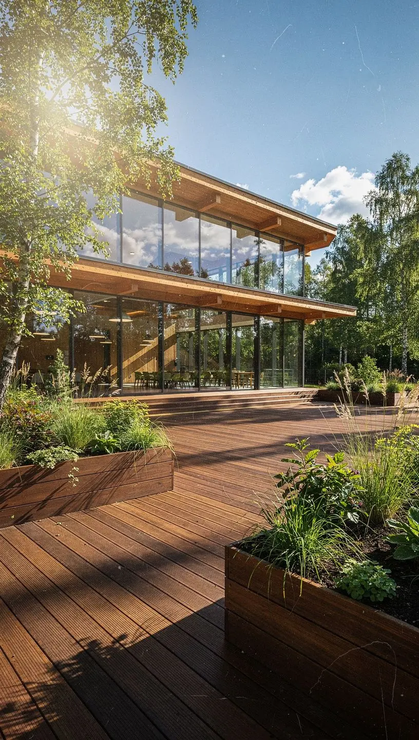 Bērni spēlējas rotaļu laukumā, izmantojot interaktīvas iekārtas.